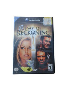WWE: Day of Reckoning (Nintendo GameCube, 2004) With Manual